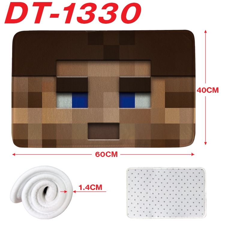 Minecraft Animation full-color carpet floor mat 40x60X1.4cm  DT-1330