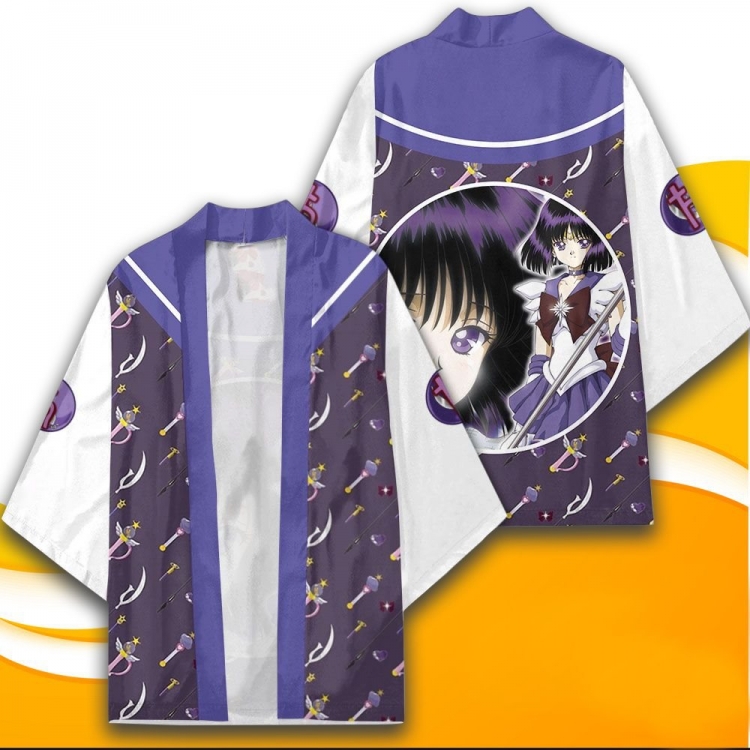 sailormoon Full color COS kimono cloak jacket from 2XS to 4XL  three days in advance