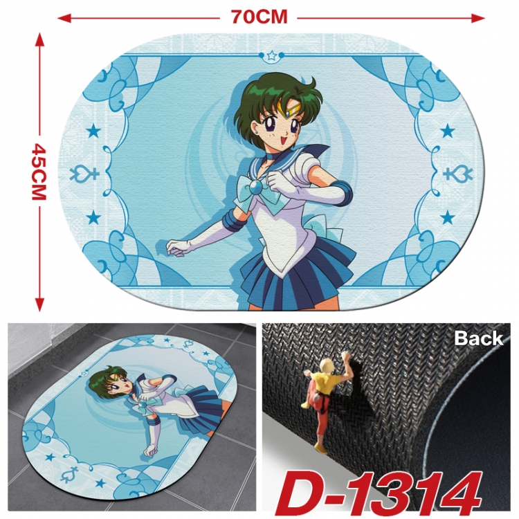 sailormoon   Multi-functional digital printing floor mat mouse pad table mat 70x45CM D-1314