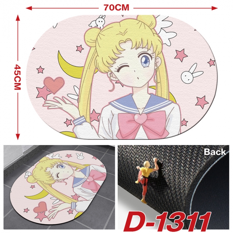 sailormoon   Multi-functional digital printing floor mat mouse pad table mat 70x45CM D-1311