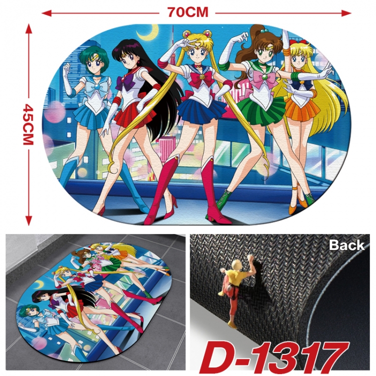 sailormoon   Multi-functional digital printing floor mat mouse pad table mat 70x45CM D-1317