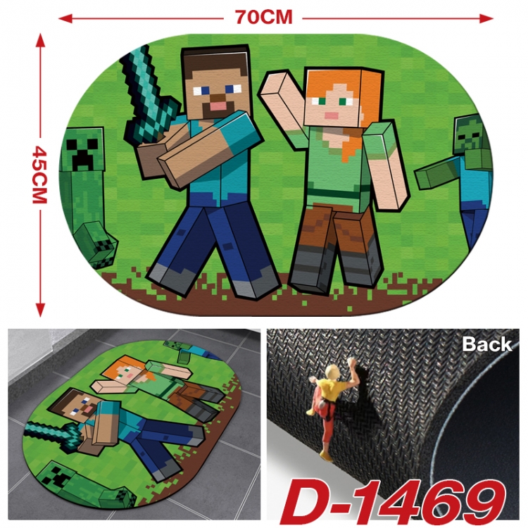 Minecraft  Multi-functional digital printing floor mat mouse pad table mat 70x45CM D-1469