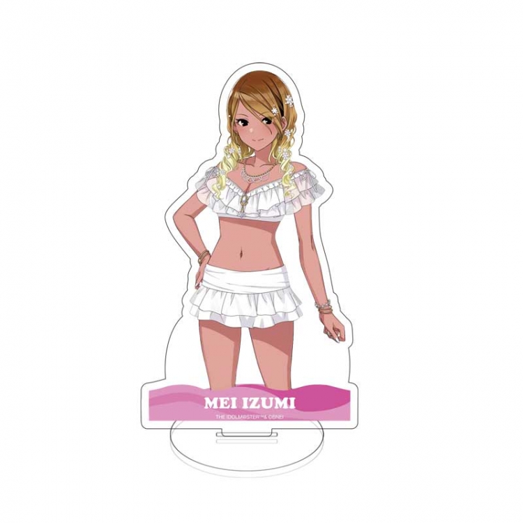 The Idol Master Anime characters acrylic Standing Plates Keychain 15cm