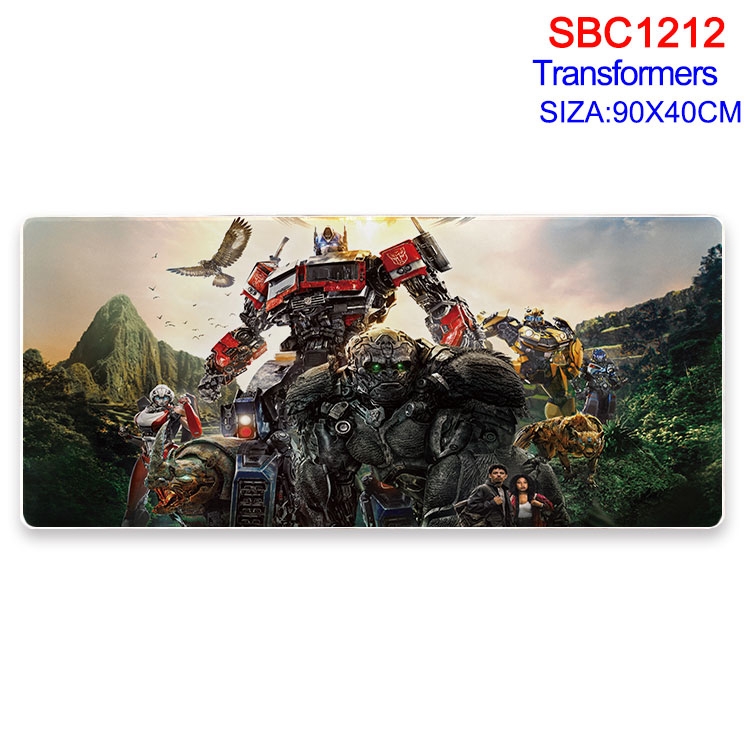 Transformers Anime peripheral edge lock mouse pad 90X40CM