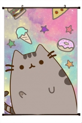 Pusheen Anime black Plastic ro...