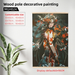 Onmyoji Anime wooden pole deco...