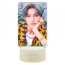 ATEEZ Acrylic Night Light 16 C...