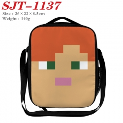 Minecraft  Anime Lunch Bag Cro...