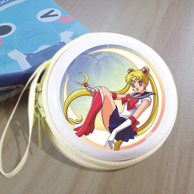 sailormoon Animation peripheral Tinning zipper zero wallet key bag