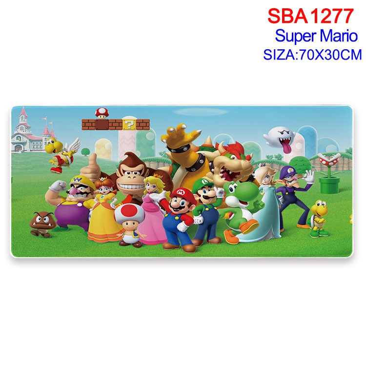 Super Mario Animation peripheral locking mouse pad 70X30cm SBA-1277-2