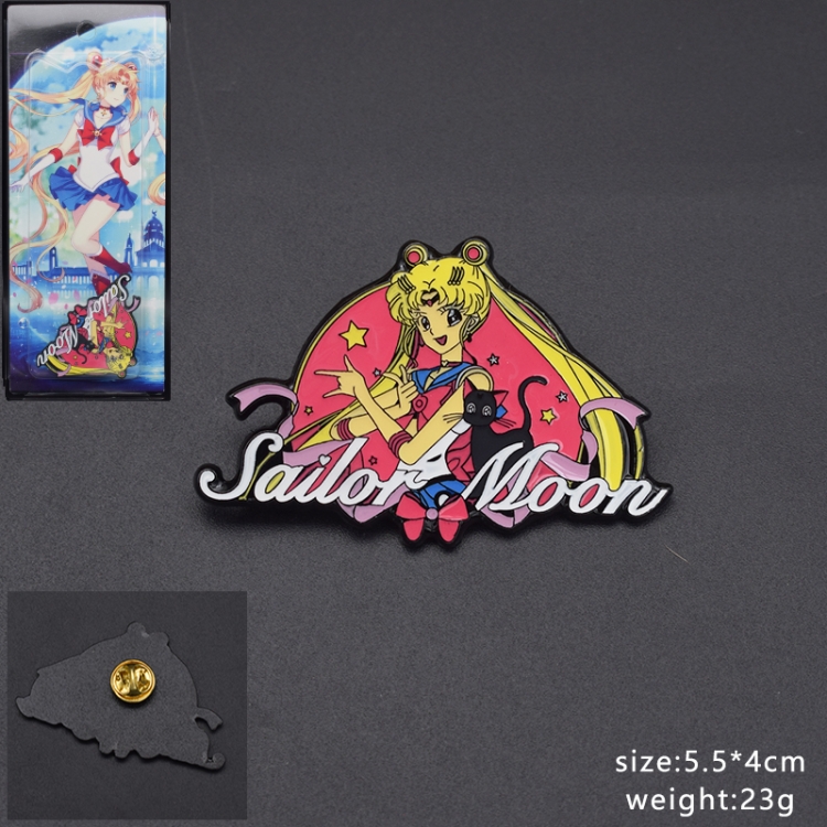 sailormoon Anime cartoon metal brooch badge price for 5 pcs