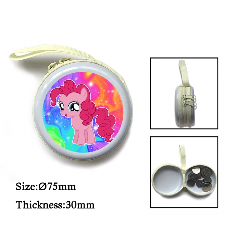 My Little Pony Anime Surrounding Sheet Zipper Zero Wallet Key Bag 75mm