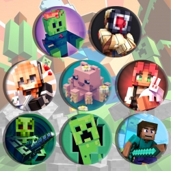 Minecraft Anime tinplate brooc...