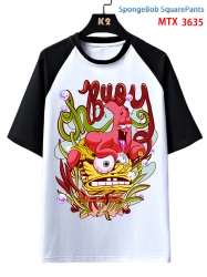 SpongeBob Anime raglan sleeve ...