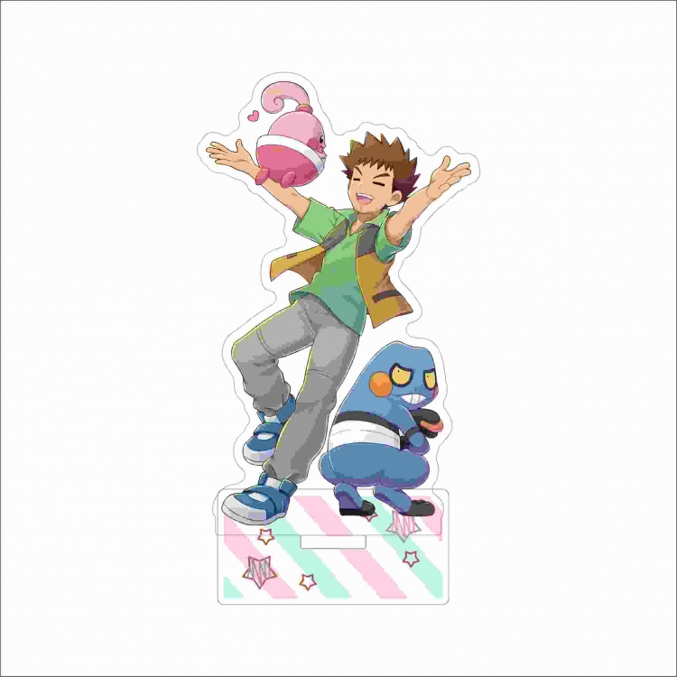 Pokemon Anime characters acrylic Standing Plates Keychain 15cm