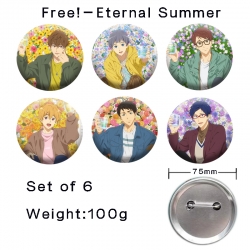 Free! Anime tinplate laser iro...