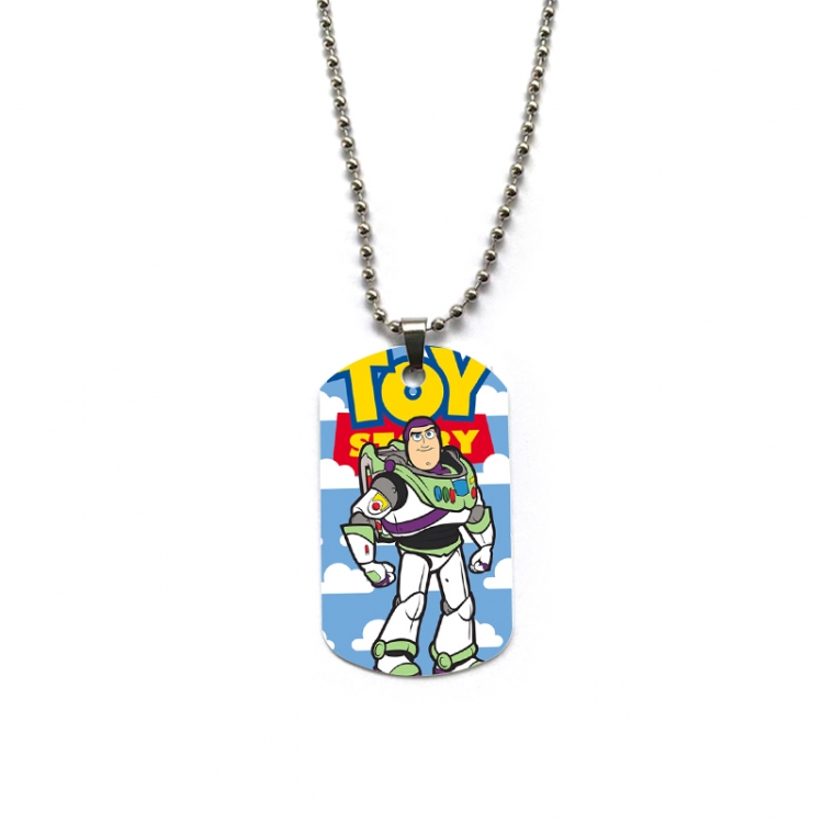 Disney Anime double-sided full color printed military brand necklace price for 5 pcs