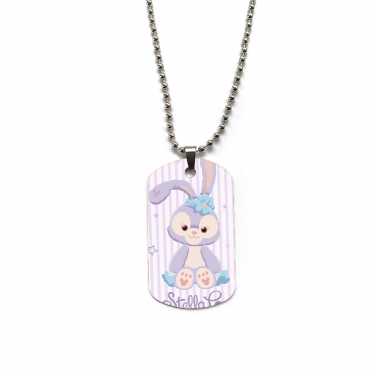 Disney Anime double-sided full color printed military brand necklace price for 5 pcs