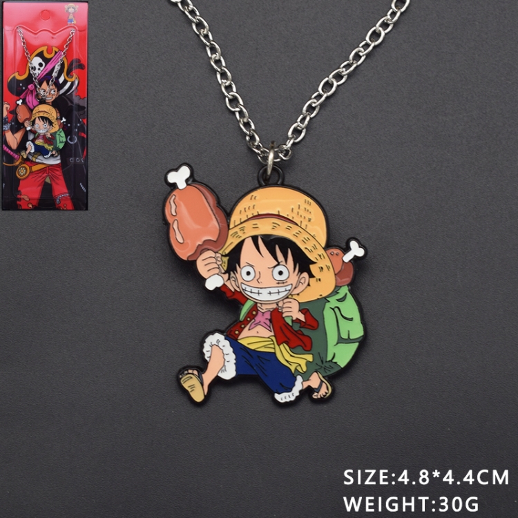 One Piece Anime cartoon metal necklace pendant price for 5 pcs