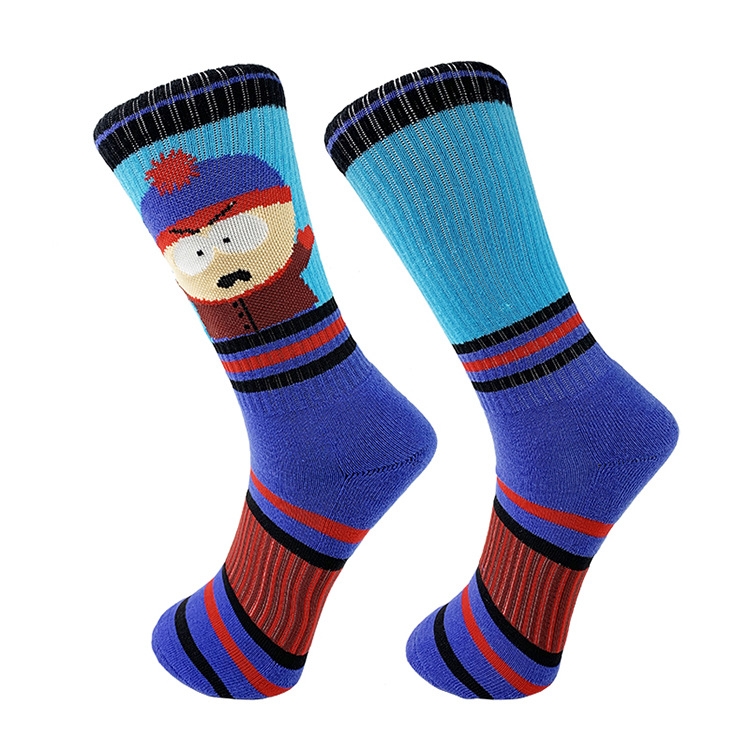 South Park College Style Couple Letter Short Sneakers Fashion Socks price for 10 pcs