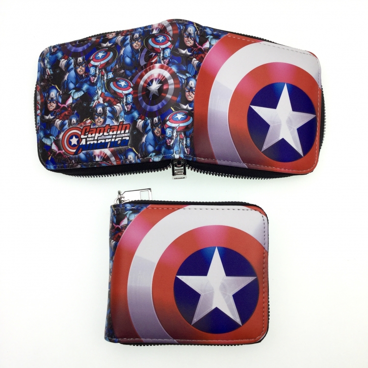 The avengers allianc Animation medium zipper Card Wallet