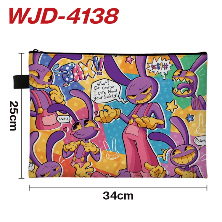 The Amazing Digital Circus Anime Full Color A4 Document Bag 34x25cm 