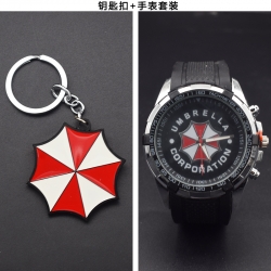 Resident Evil Metal keychain w...