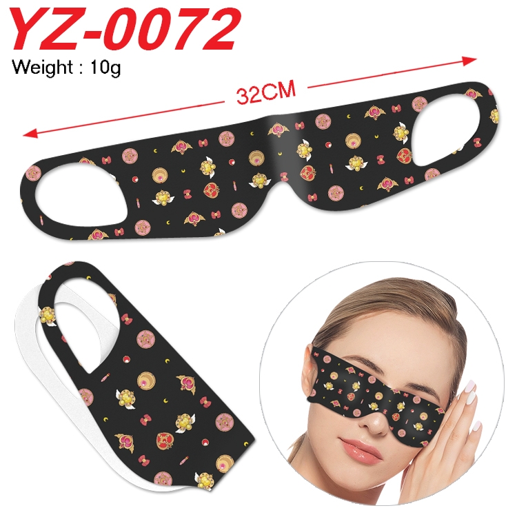 sailormoon Anime digital printed eye mask eye patch 32cm price for 5 pcs