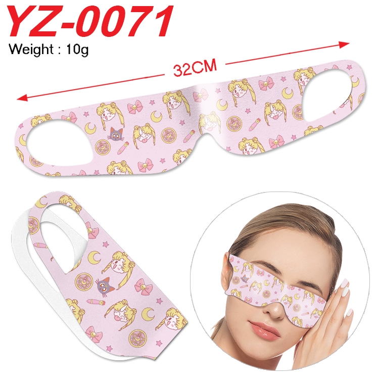 sailormoon Anime digital printed eye mask eye patch 32cm price for 5 pcs