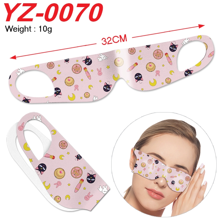 sailormoon Anime digital printed eye mask eye patch 32cm price for 5 pcs