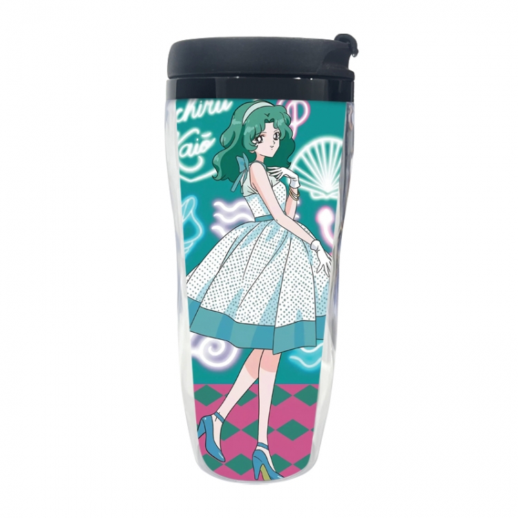 sailormoon  Anime double-layer insulated water bottle and cup 350ML