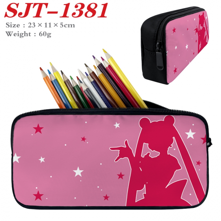 sailormoon  Anime nylon student pencil case 23x11x5cm