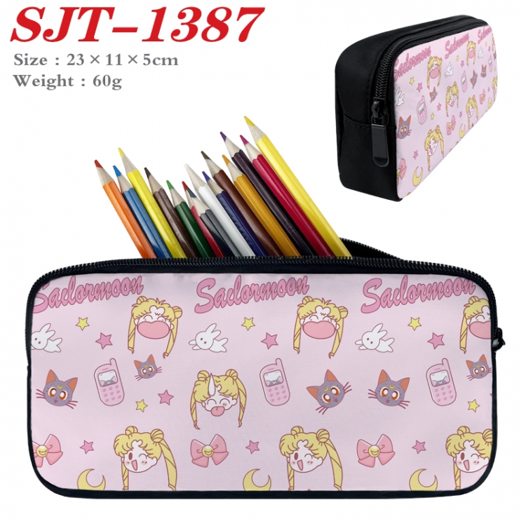 sailormoon  Anime nylon student pencil case 23x11x5cm