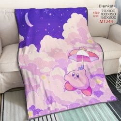 Kirby Anime oversized mink fla...