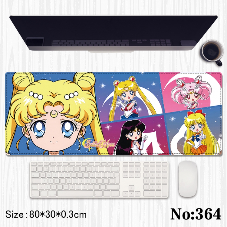 sailormoon Anime peripheral computer mouse pad office desk pad multifunctional pad 80X30X0.3cm