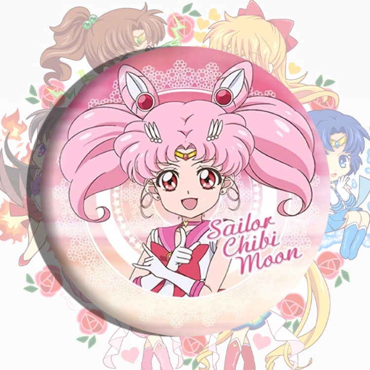 sailormoon Anime tinplate brooch badge price for 5 pcs