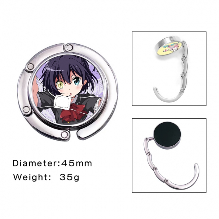 Chuunibyou Demo Koi Ga Shitai Anime folding bag hanger table edge bag hook 45mm