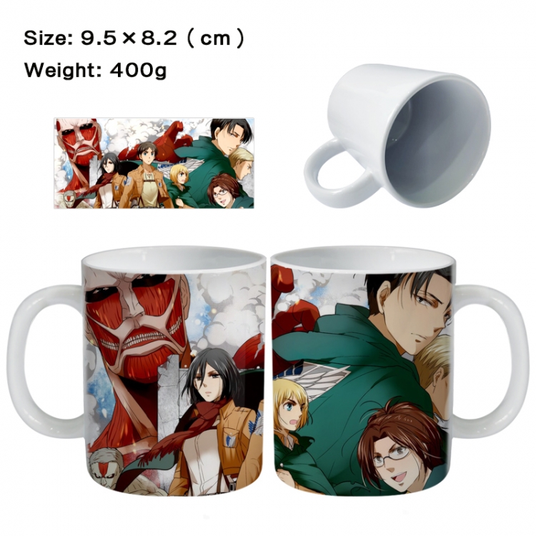 Shingeki no Kyojin Anime peripheral ceramic cup tea cup drinking cup 9.5X8.2cm