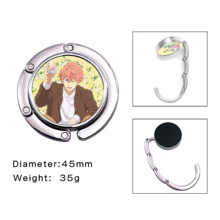 Free! Anime folding bag hanger table edge bag hook 45mm