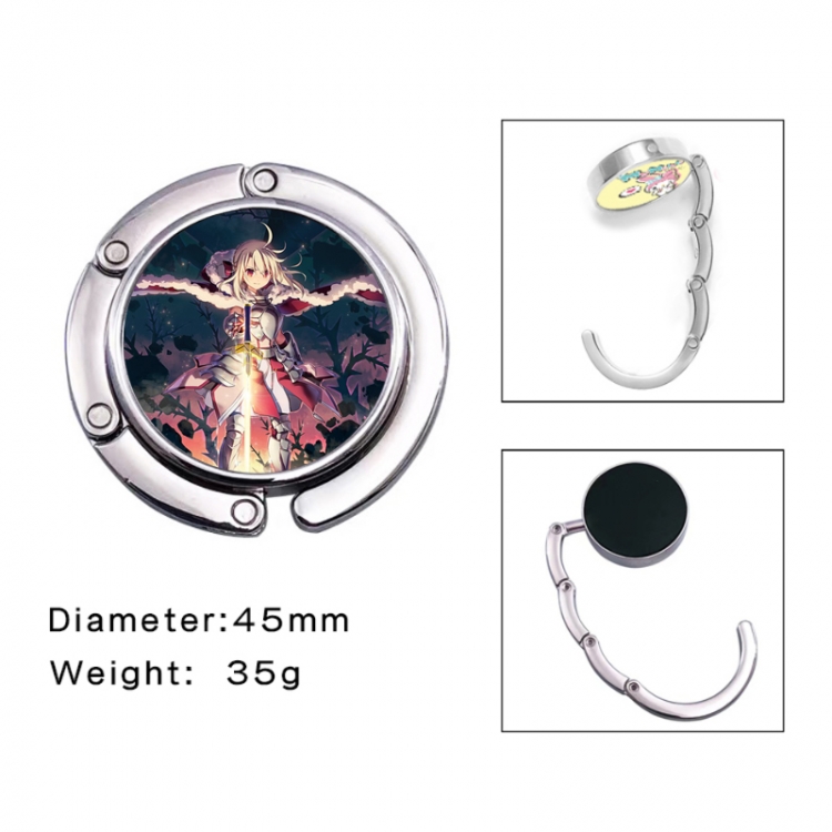 Magic Maiden Anime folding bag hanger table edge bag hook 45mm