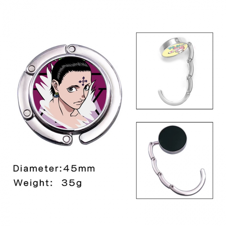 HunterXHunter Anime folding bag hanger table edge bag hook 45mm