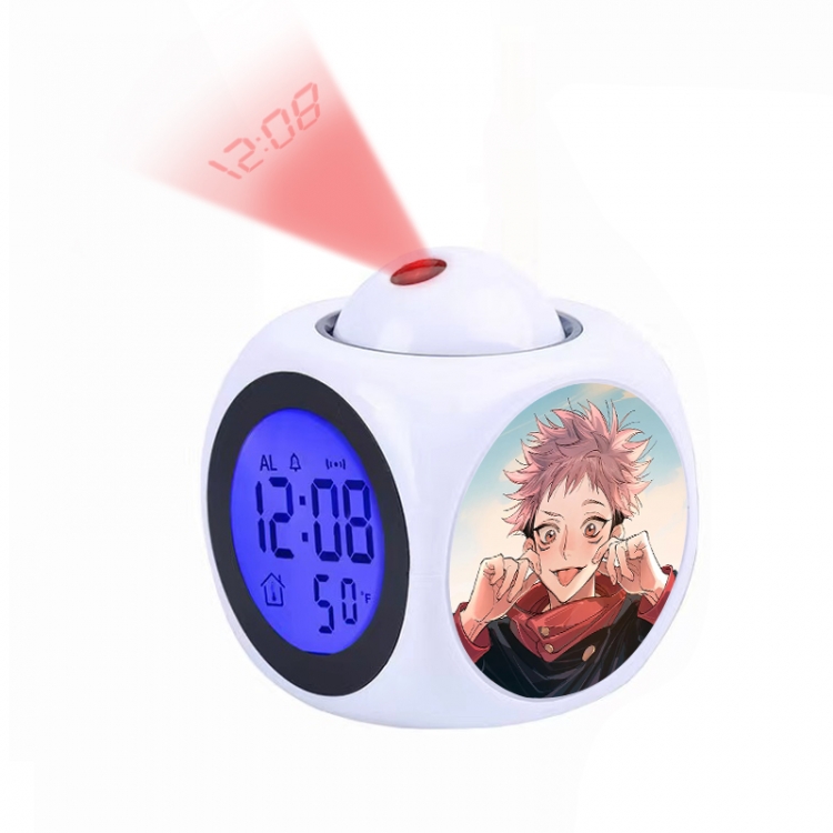 Jujutsu Kaisen Anime projection alarm clock electronic clock 8x8x10cm