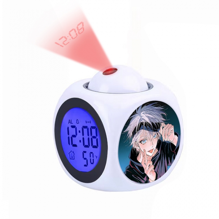 Jujutsu Kaisen Anime projection alarm clock electronic clock 8x8x10cm