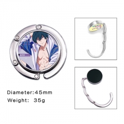 Free! Anime folding bag hanger...