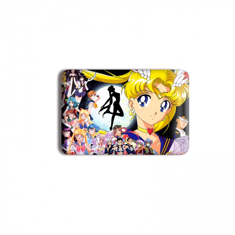 sailormoon Anime square tinplate badge chest badge 40X60CM price for 5 pcs