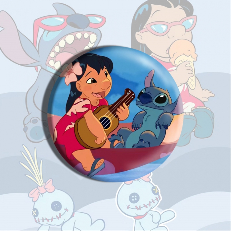 Lilo & Stitch Anime tinplate brooch badge price for 5 pcs