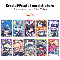 AOTU Frosted anime crystal bus...