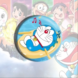 Doraemon Anime tinplate brooch...