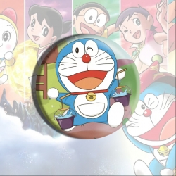 Doraemon Anime tinplate brooch...