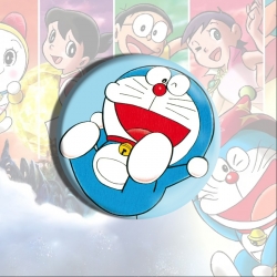 Doraemon Anime tinplate brooch...